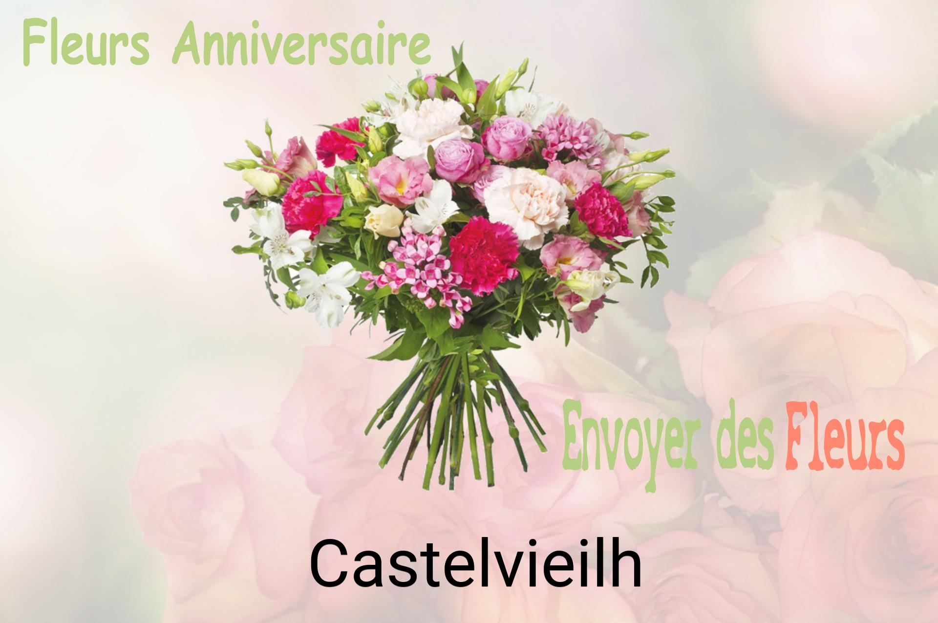 Bouquet de fleurs d’anniversaire livré à Castelvieilh